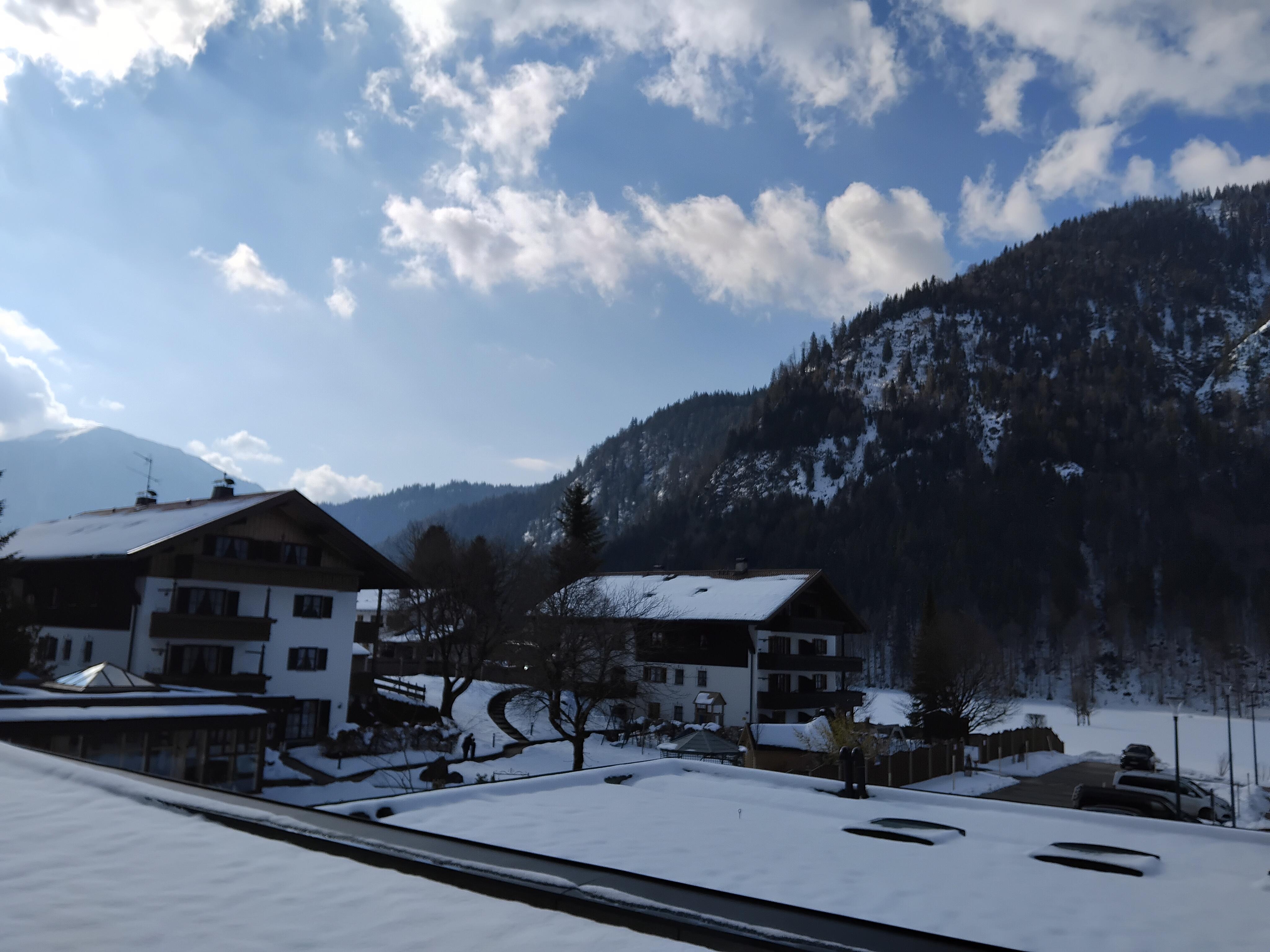 Blick vom Zimmer nach links