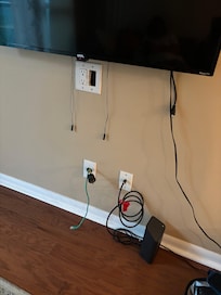 Broken outlet, weird cords