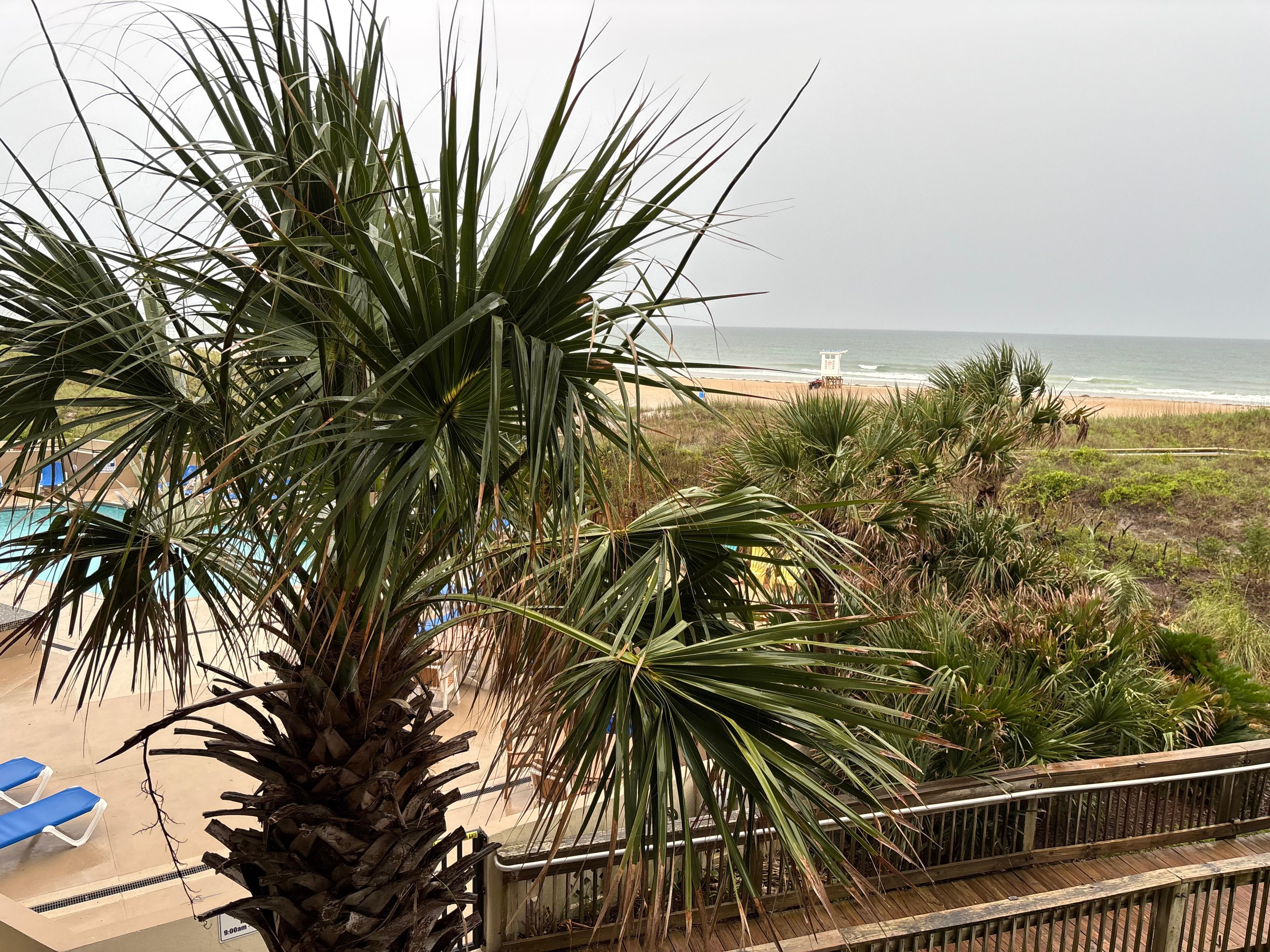 View from balcony.