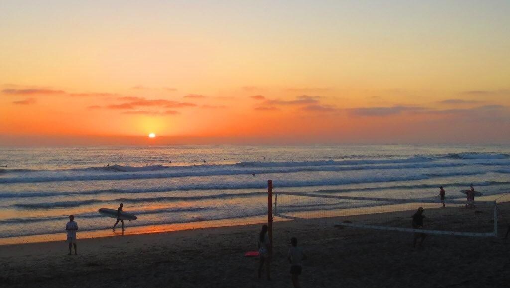 Sunset from Main Beach
