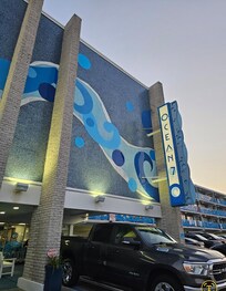 Outside front entrance