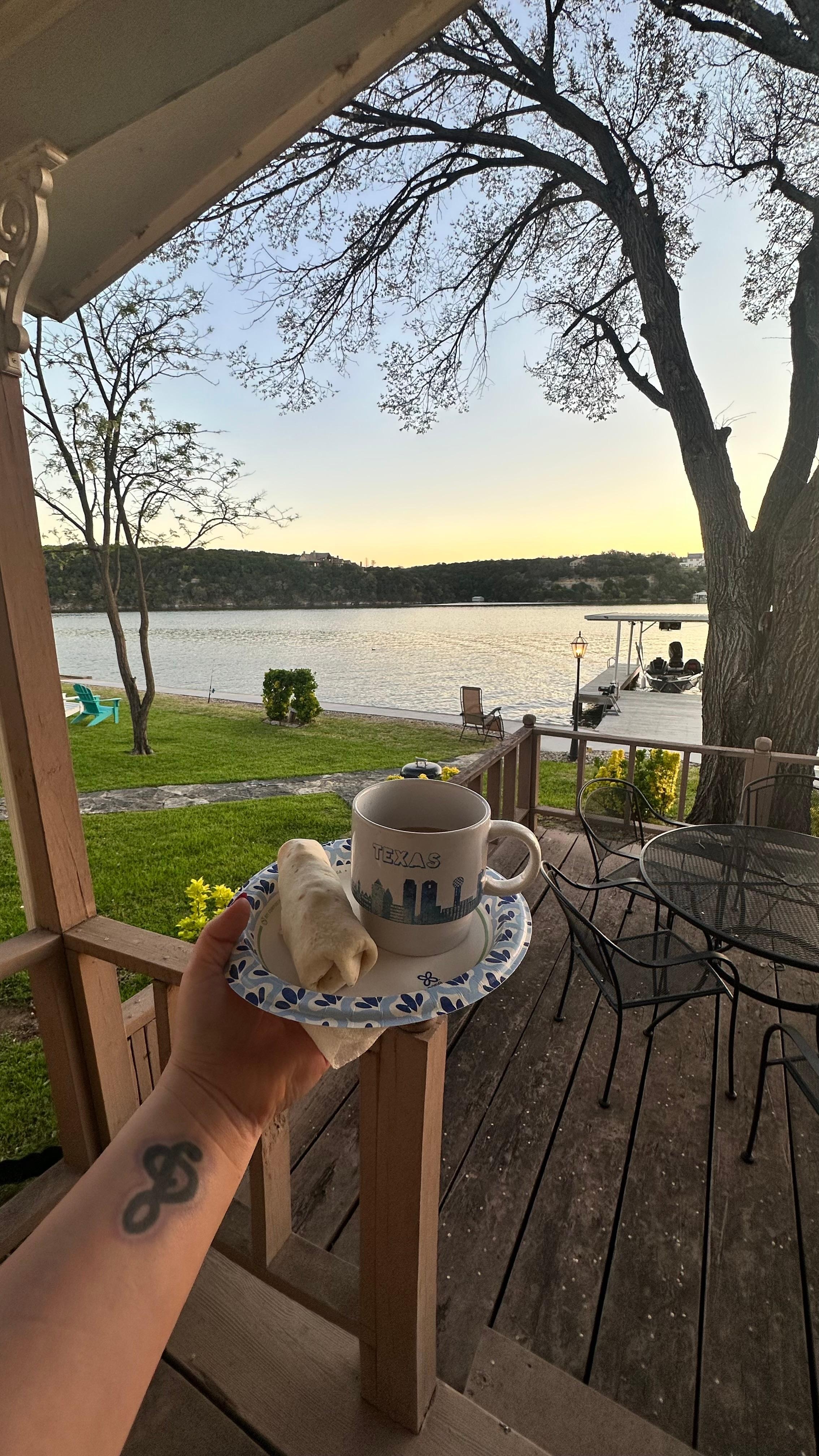 Breakfast with a view! 