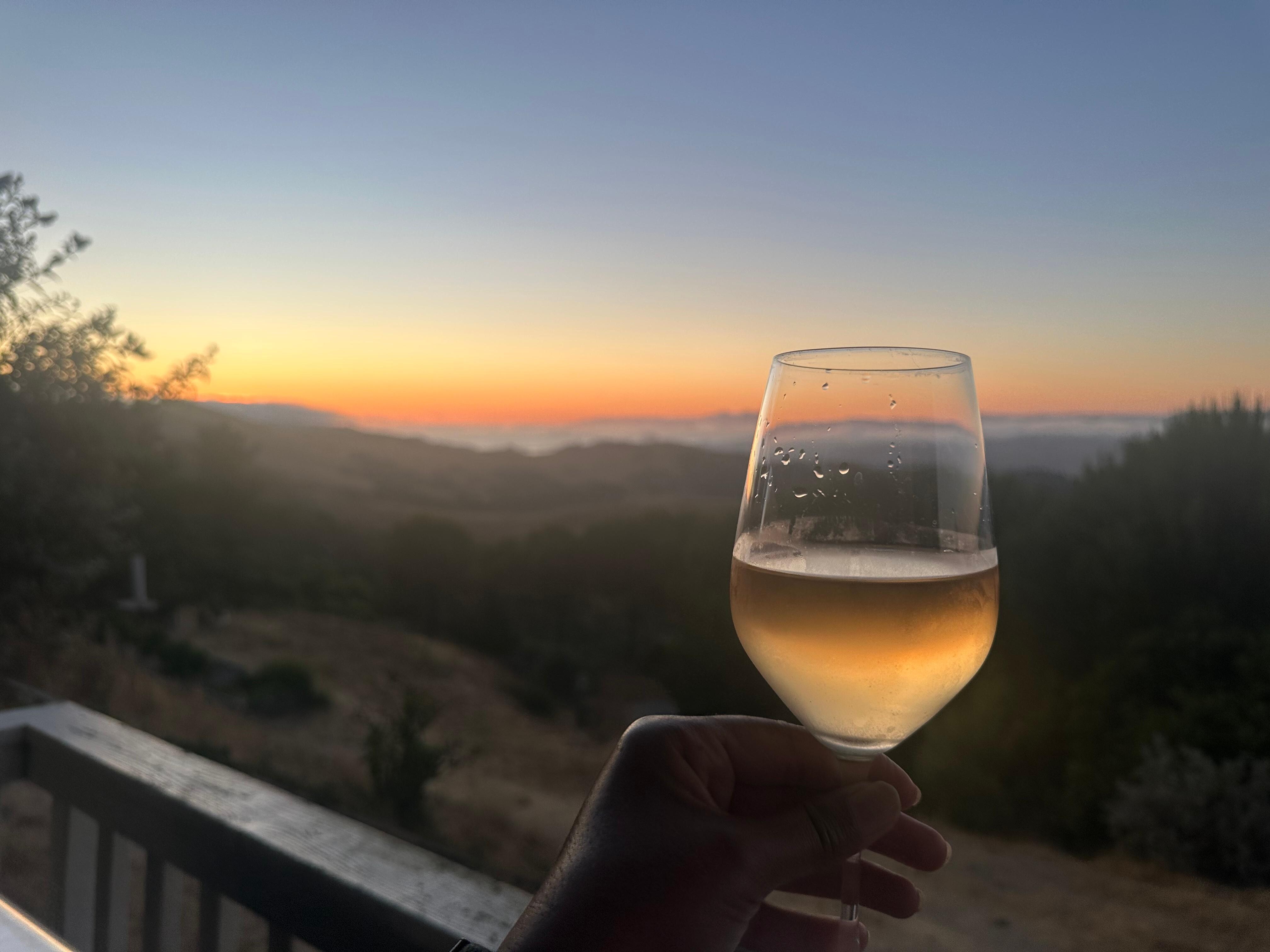 Evening Wine & View