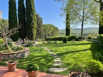 The garden view at Casa del Fico