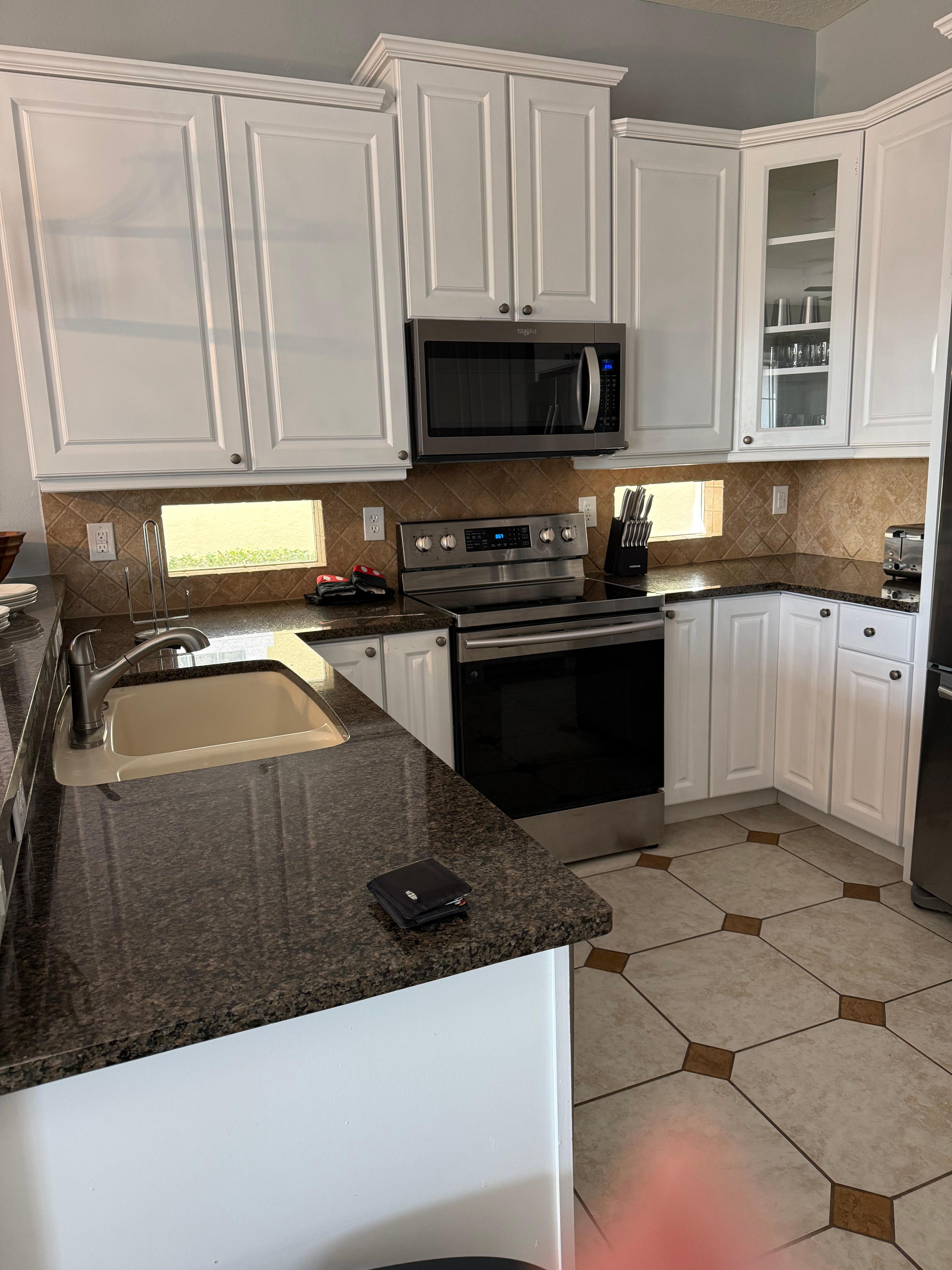 And a kitchen that met all our needs for 6 weeks. 