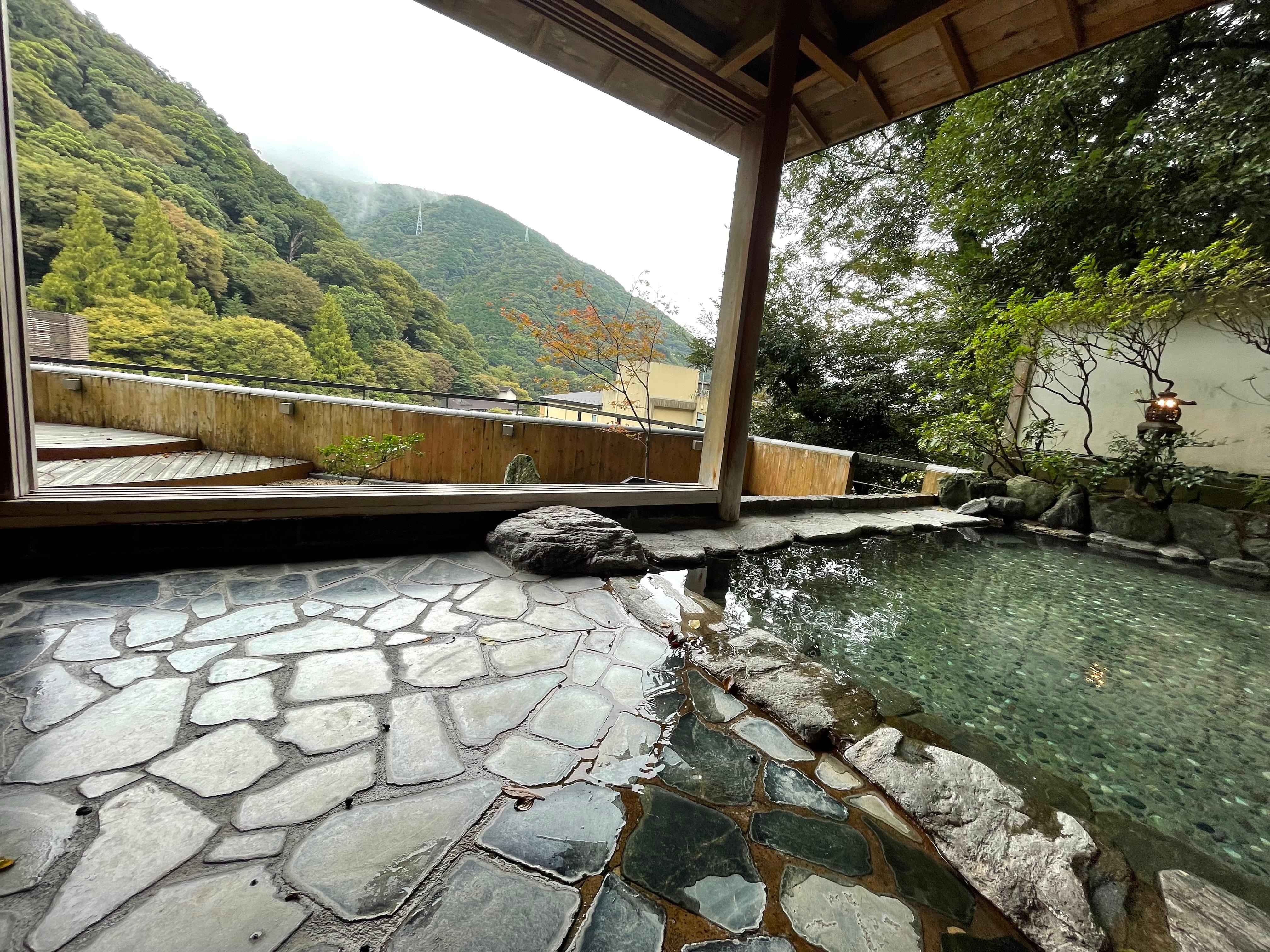 Rooftop onsen