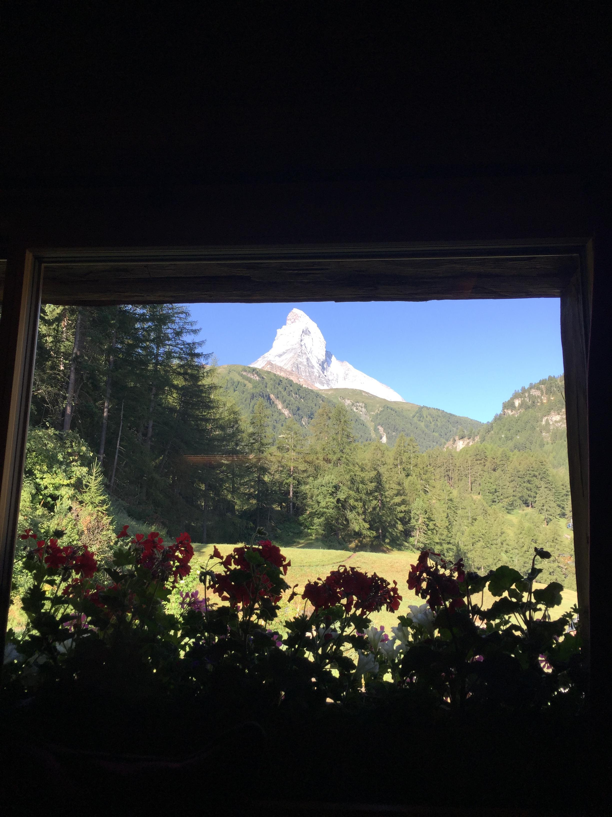 Aussicht aus dem Schlafzimmer