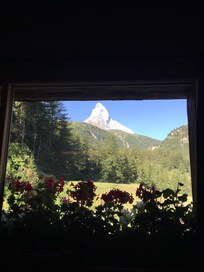 Aussicht aus dem Schlafzimmer