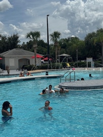 Una de las piscinas