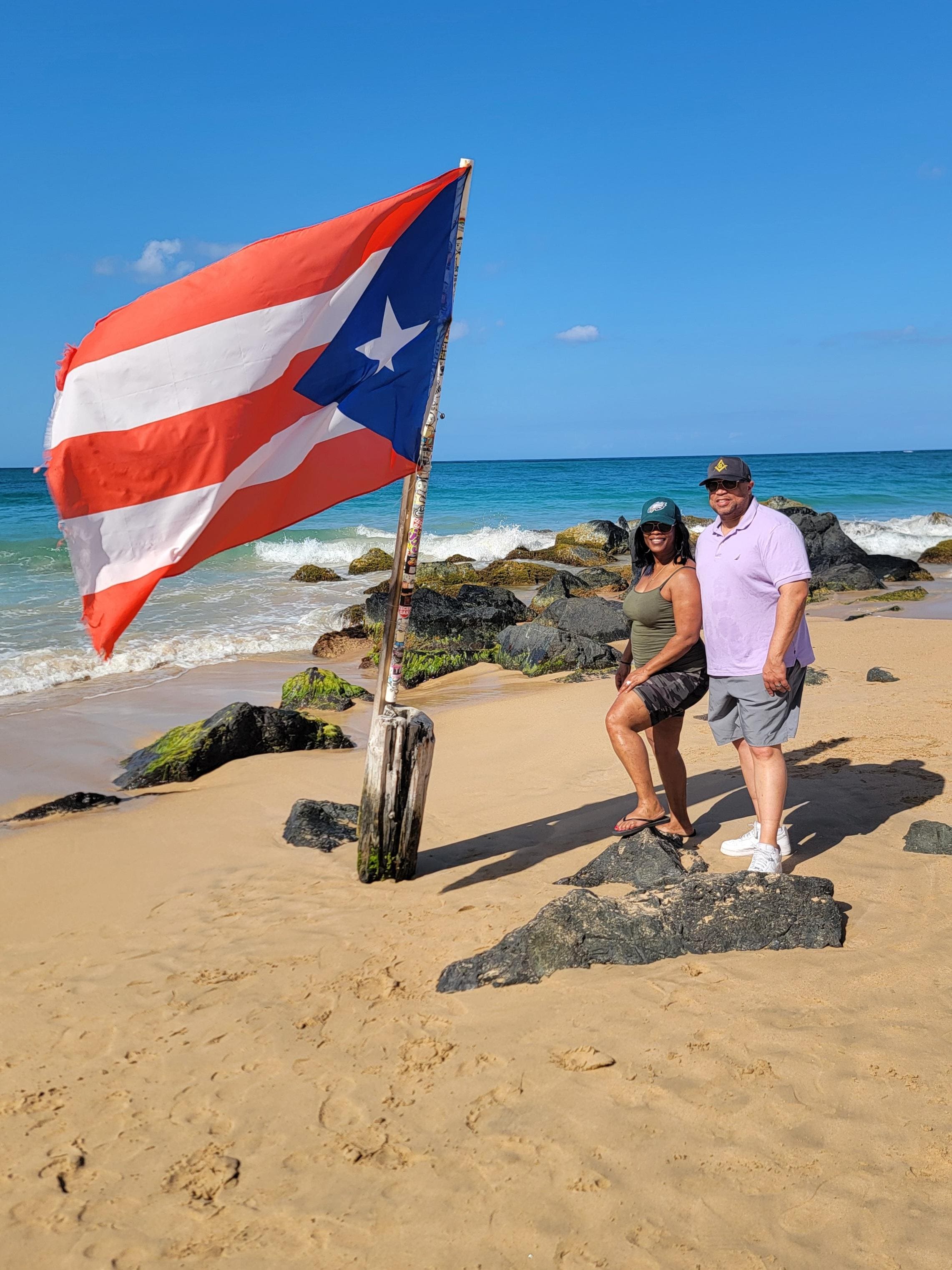 The beach is a few steps away
