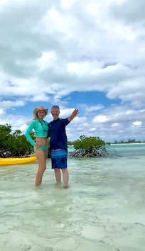 Kayaking the mango groves.