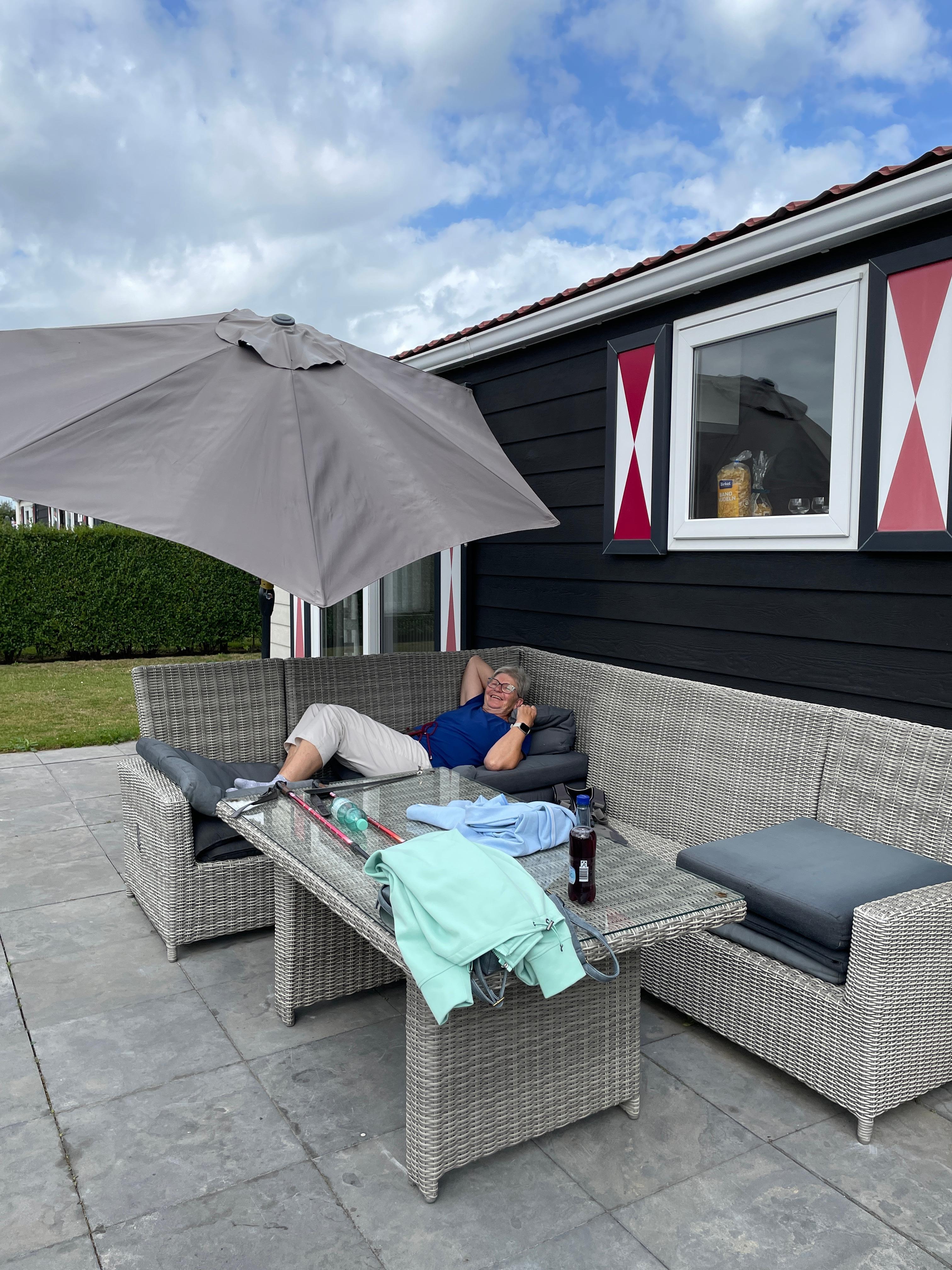 Die Terrasse mit Longe 