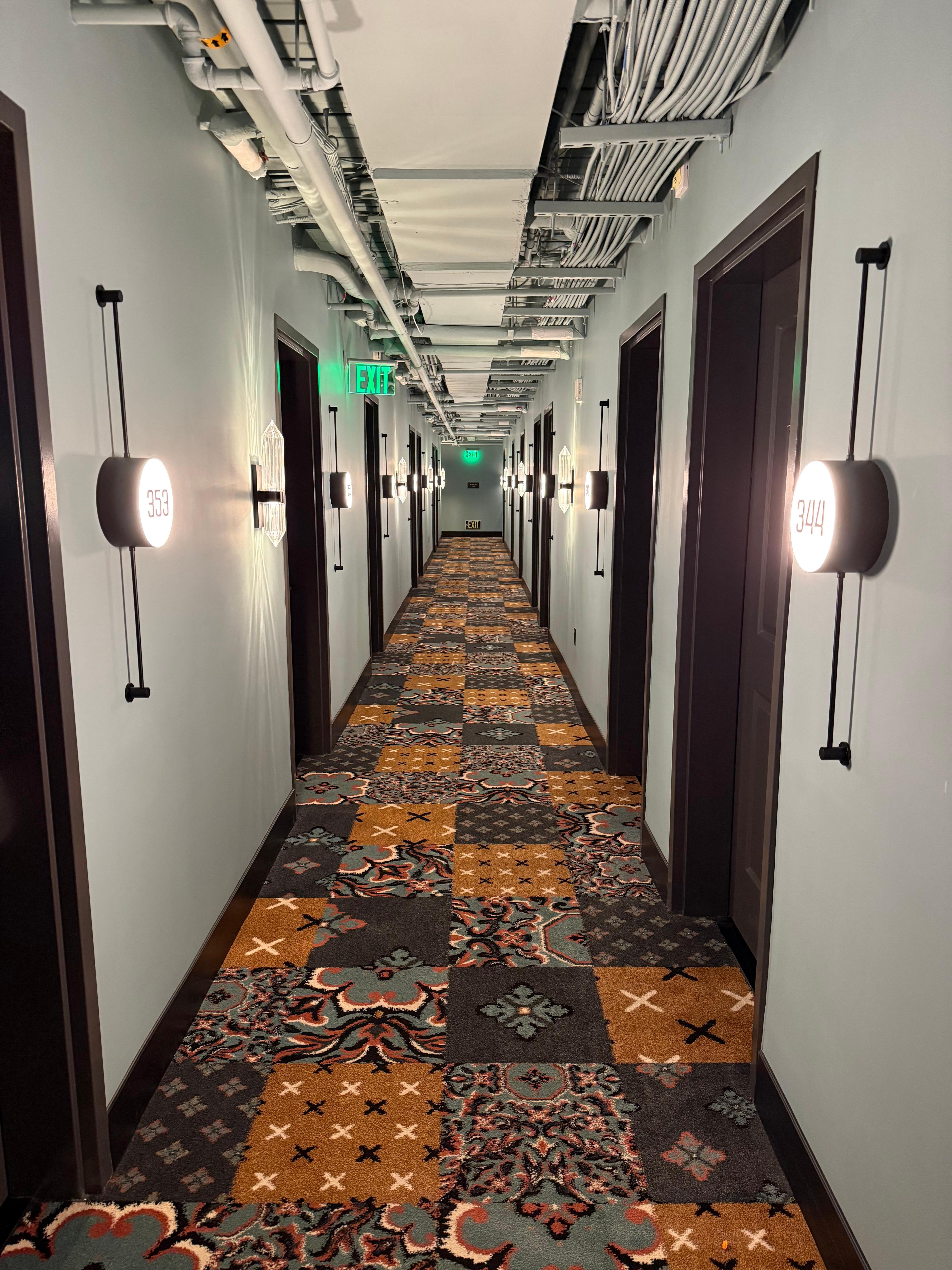Hallway to room