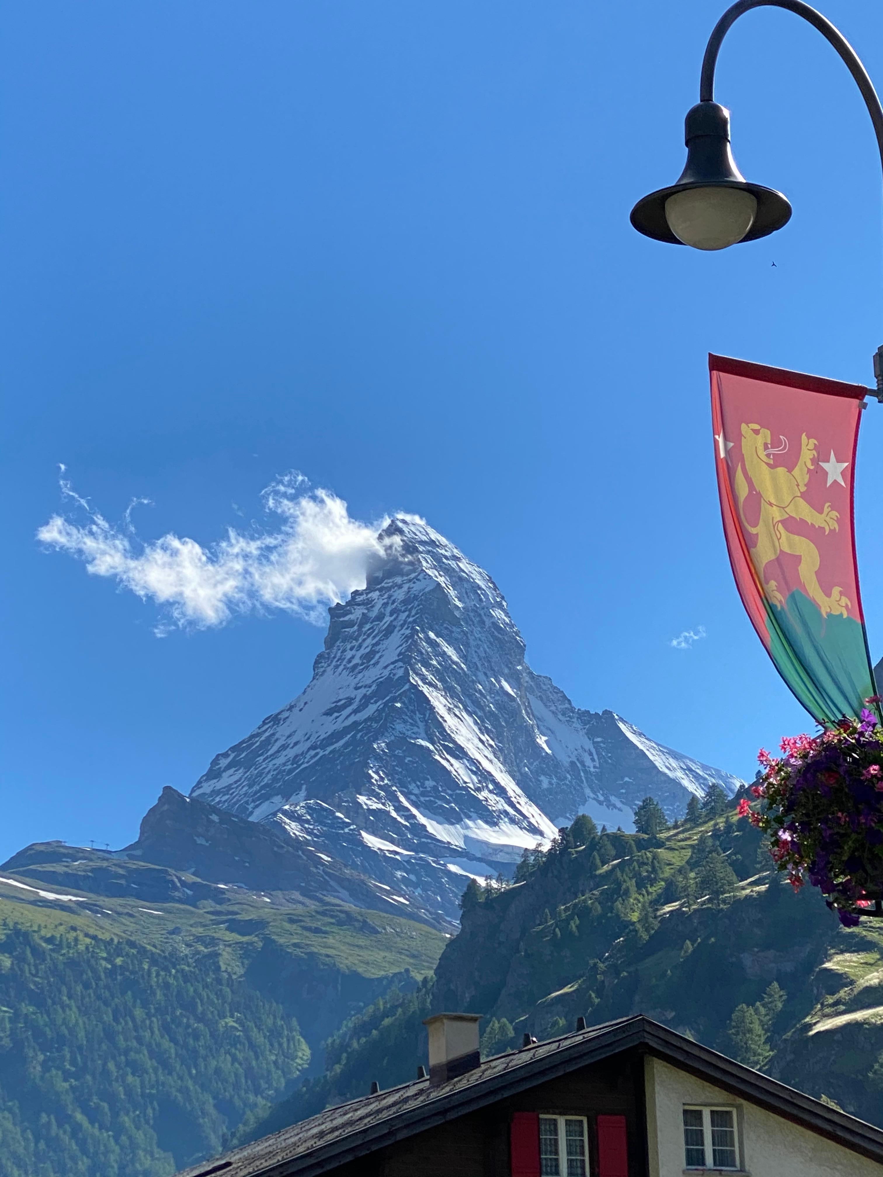 Blick aufs Matterhorn