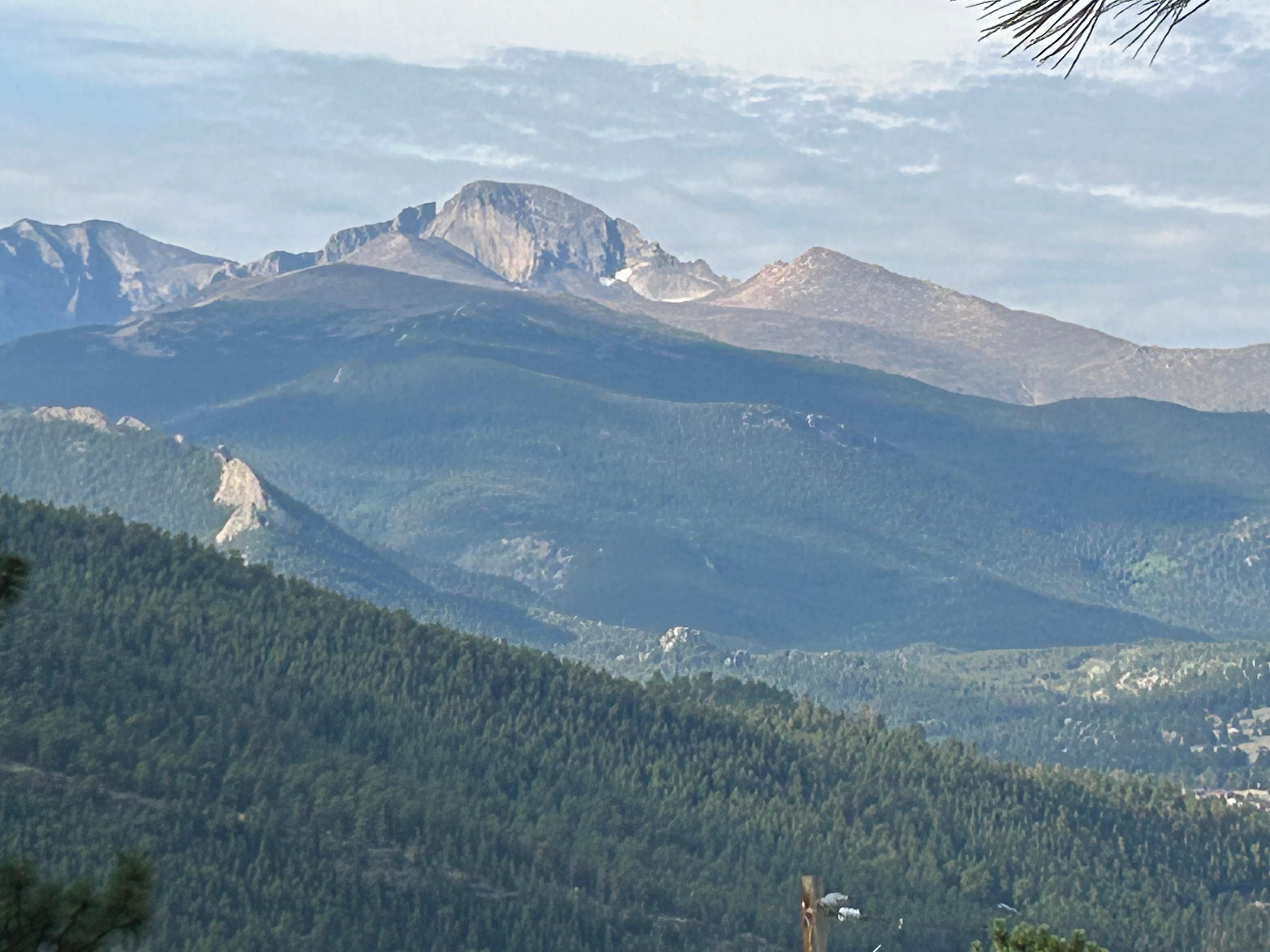 Longs Peak from the deck
