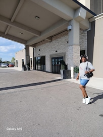 Front view of the hotel