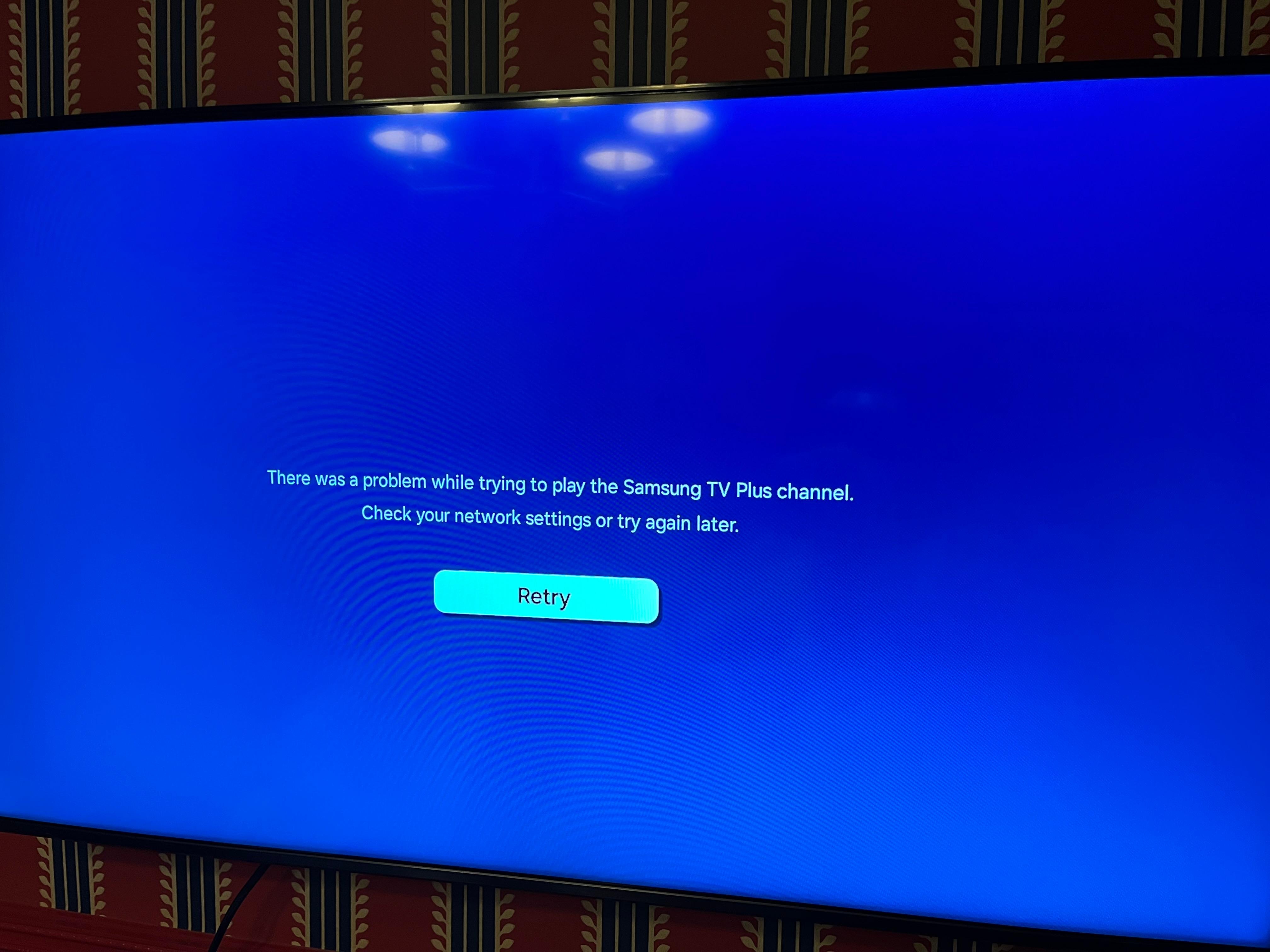 No tv WIFI connection 