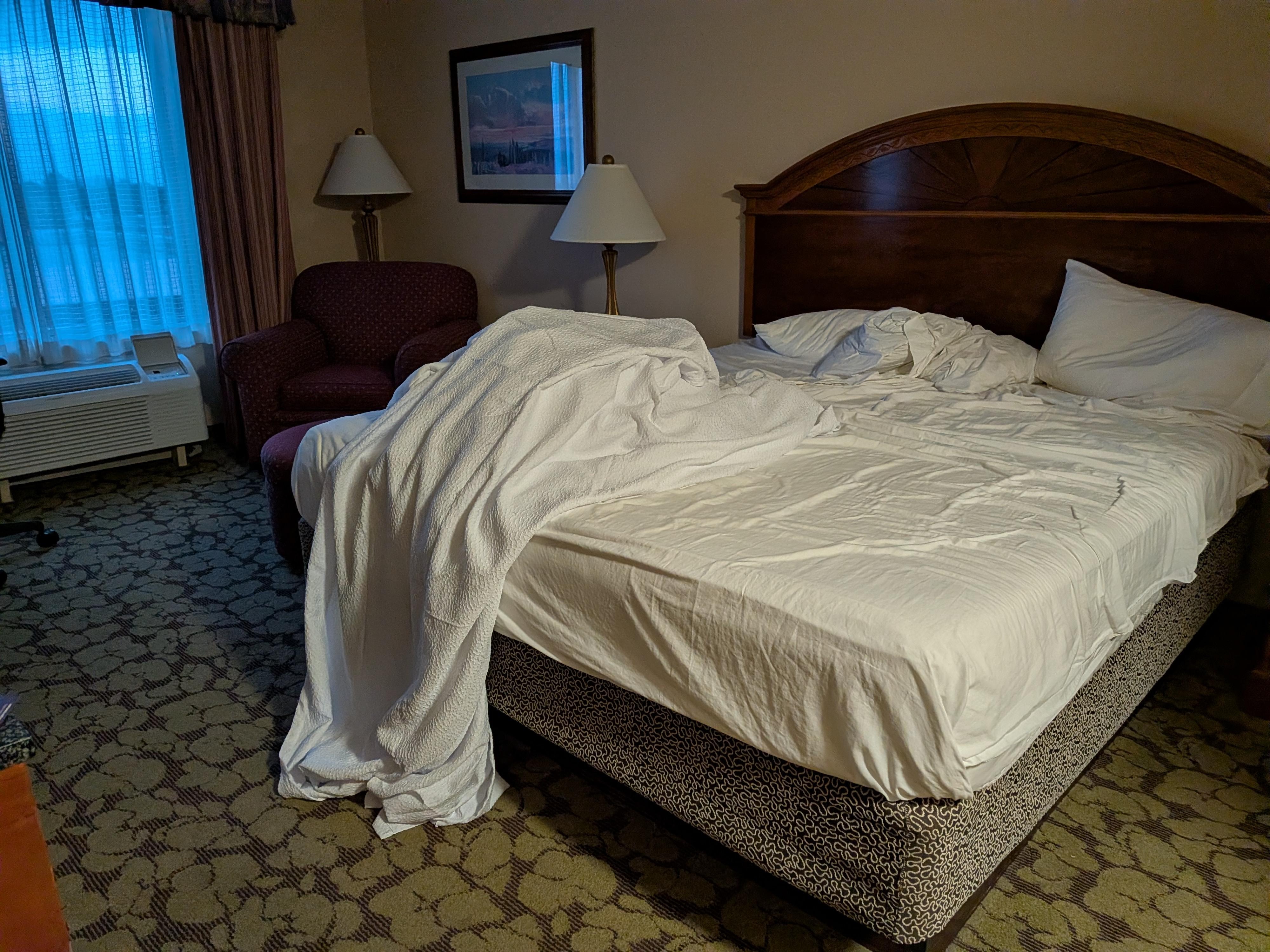 This is what we saw when we opened room #523. 