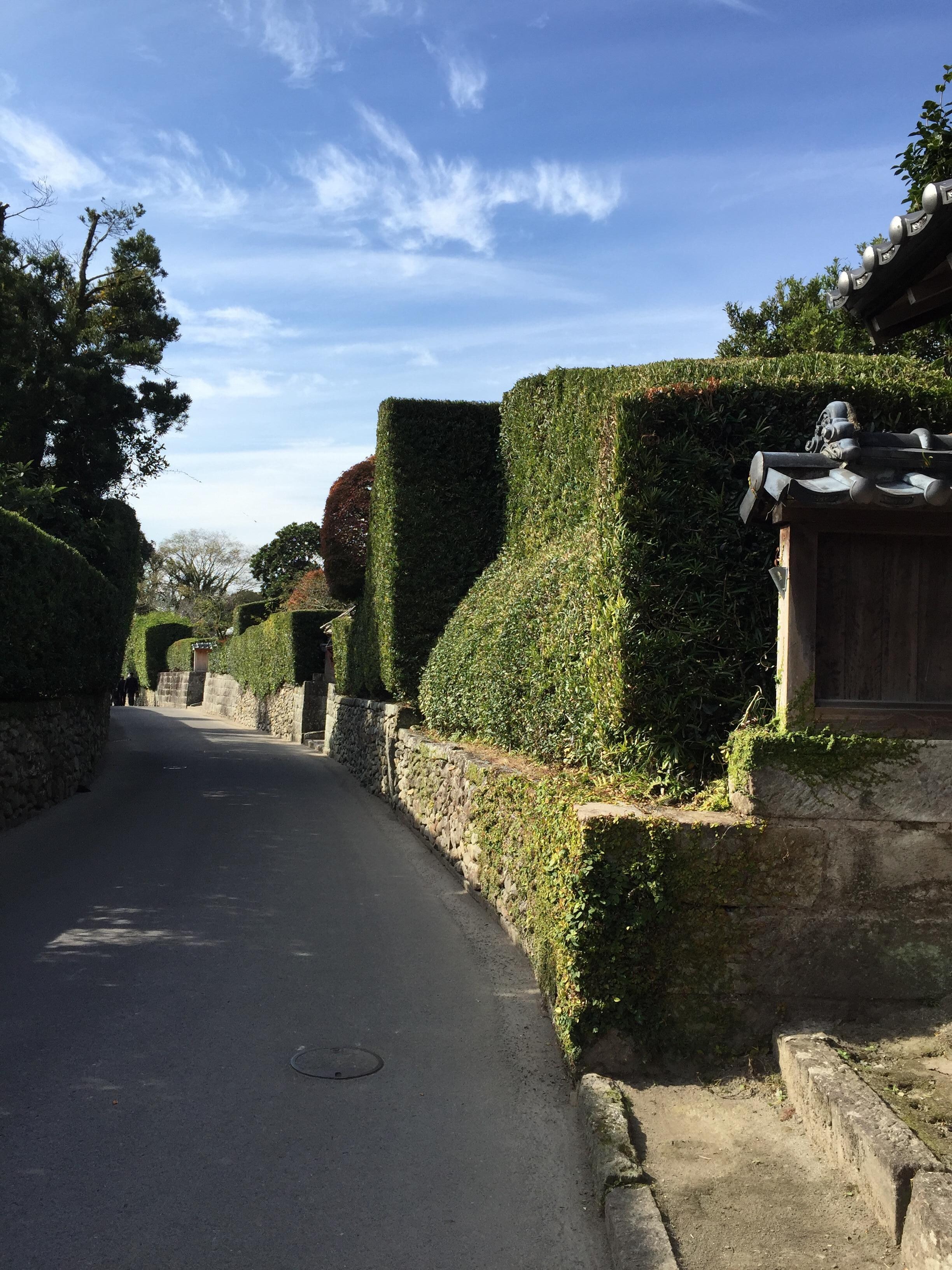 知覧で武家屋敷跡