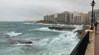 Shoreline to the north east of the hotel.