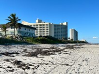 View of hotel from beach