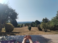 Vue imprenable de la terrasse