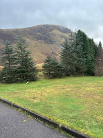 Beautiful view of Ben Nevis from the cottage.