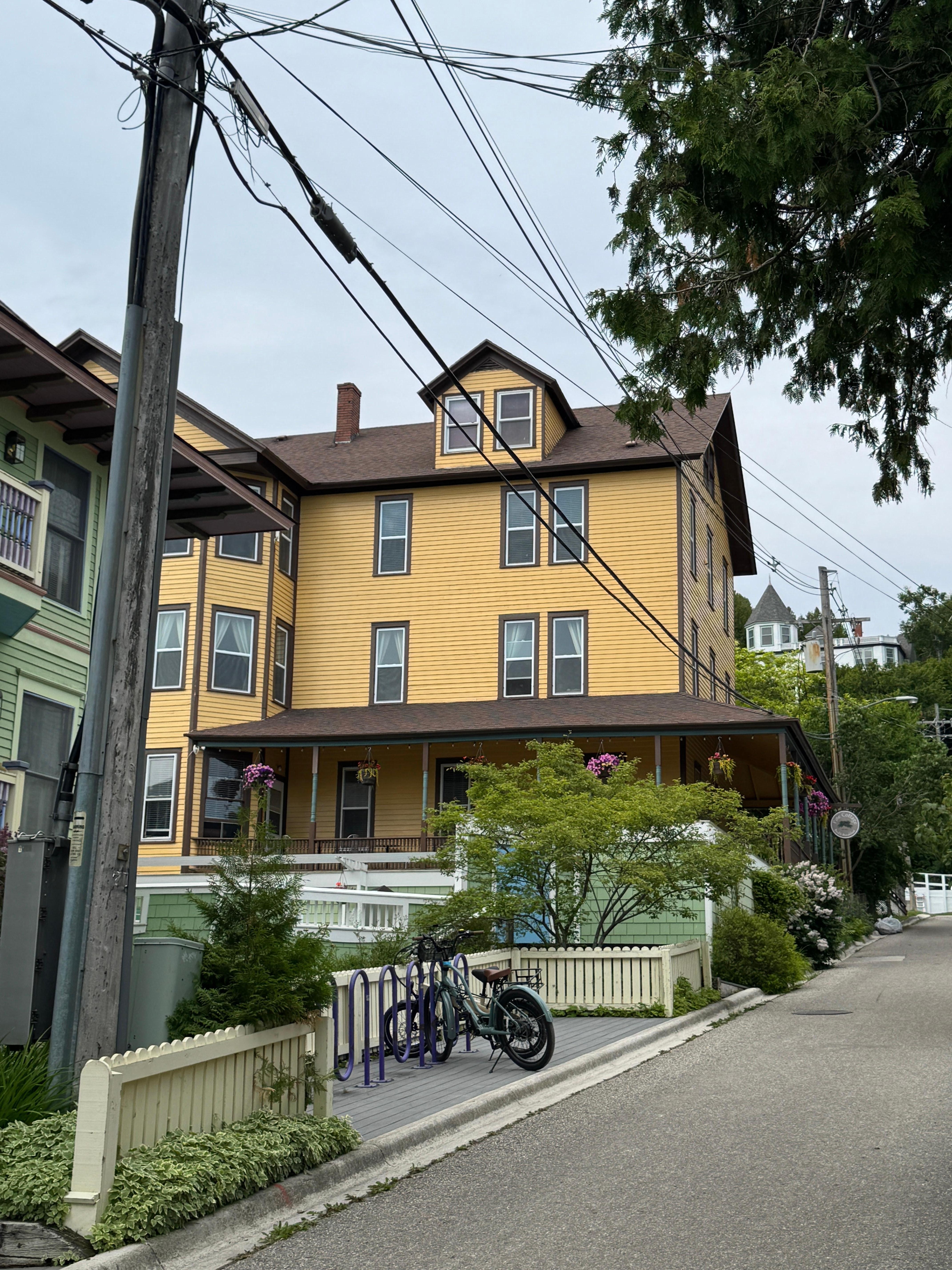 A little uphill off Main street offering great views