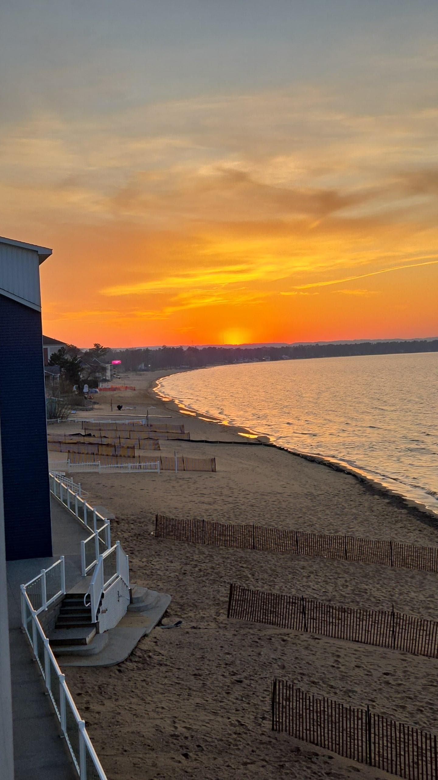 Sunset was breathtaking.