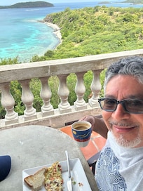 Breakfast with beautiful view