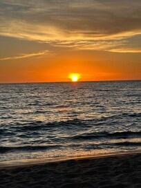 Sunset on the beach