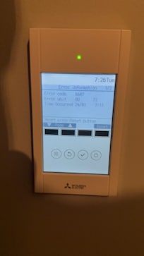 Heating and hot water error in suite 306