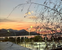 Vista do salão de café da manhã