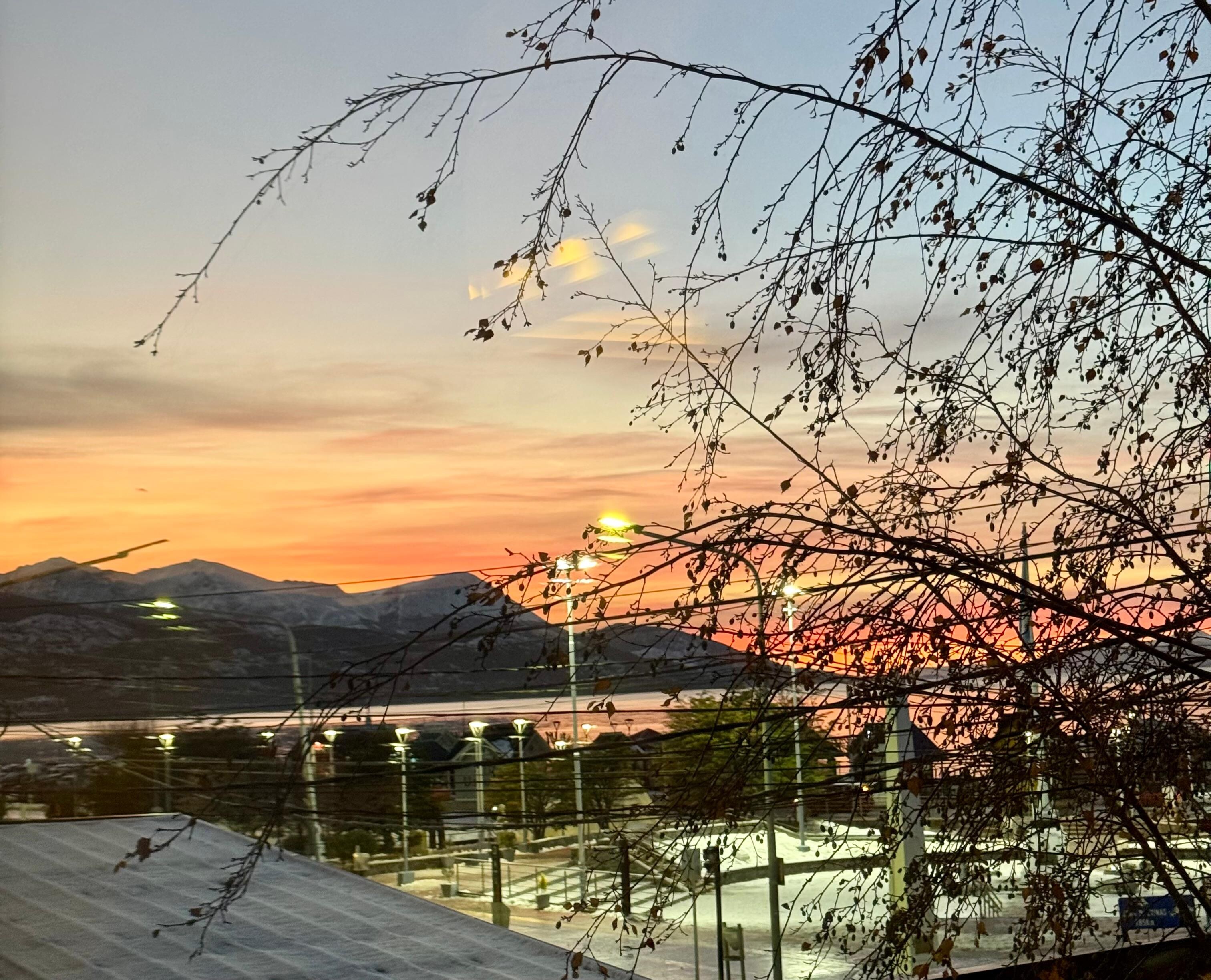 Vista do salão de café da manhã 