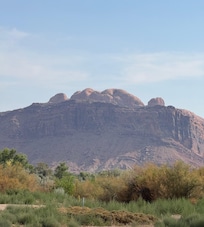 View behind the hotel