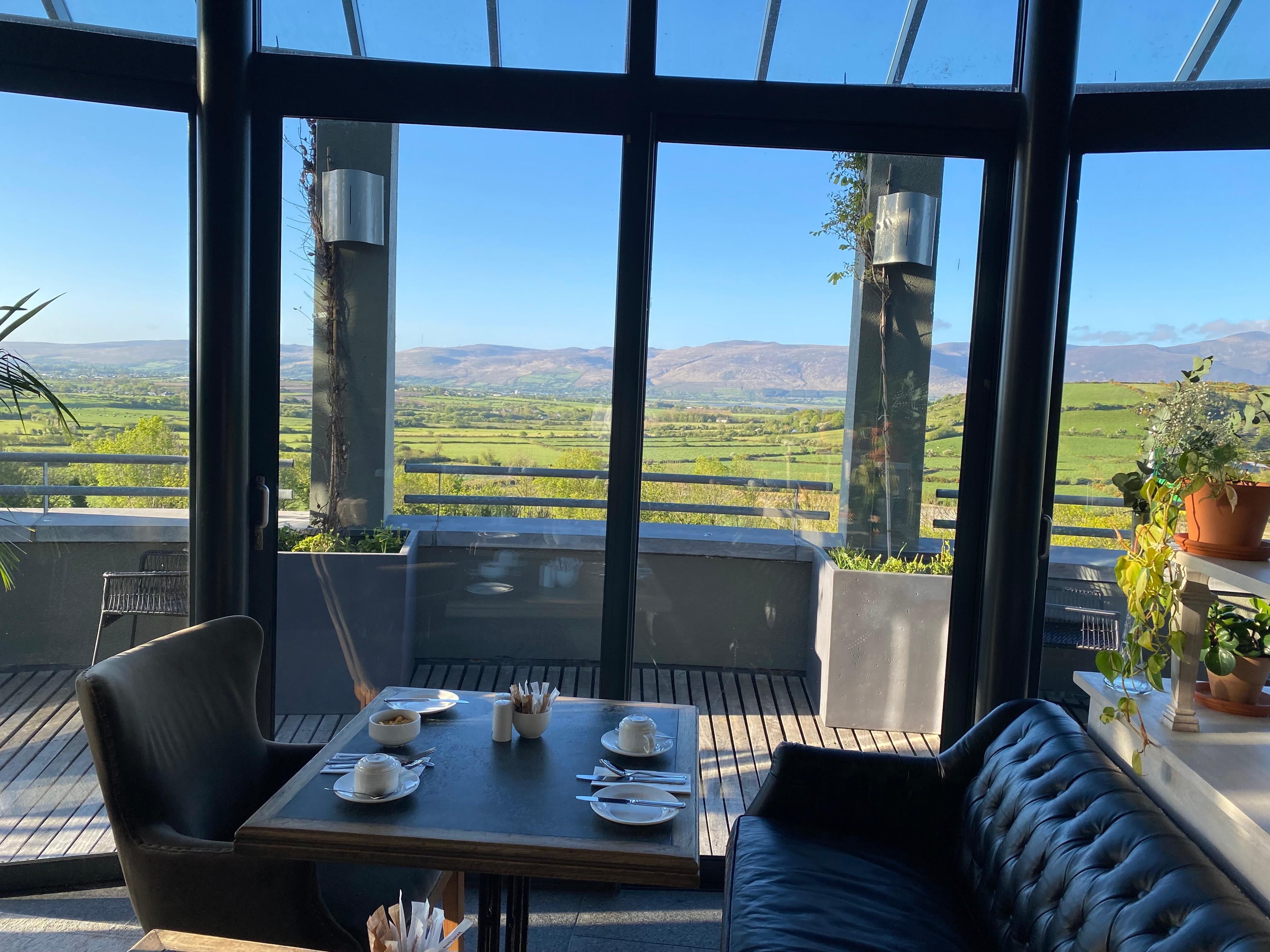 View from Mountain top restaurant 