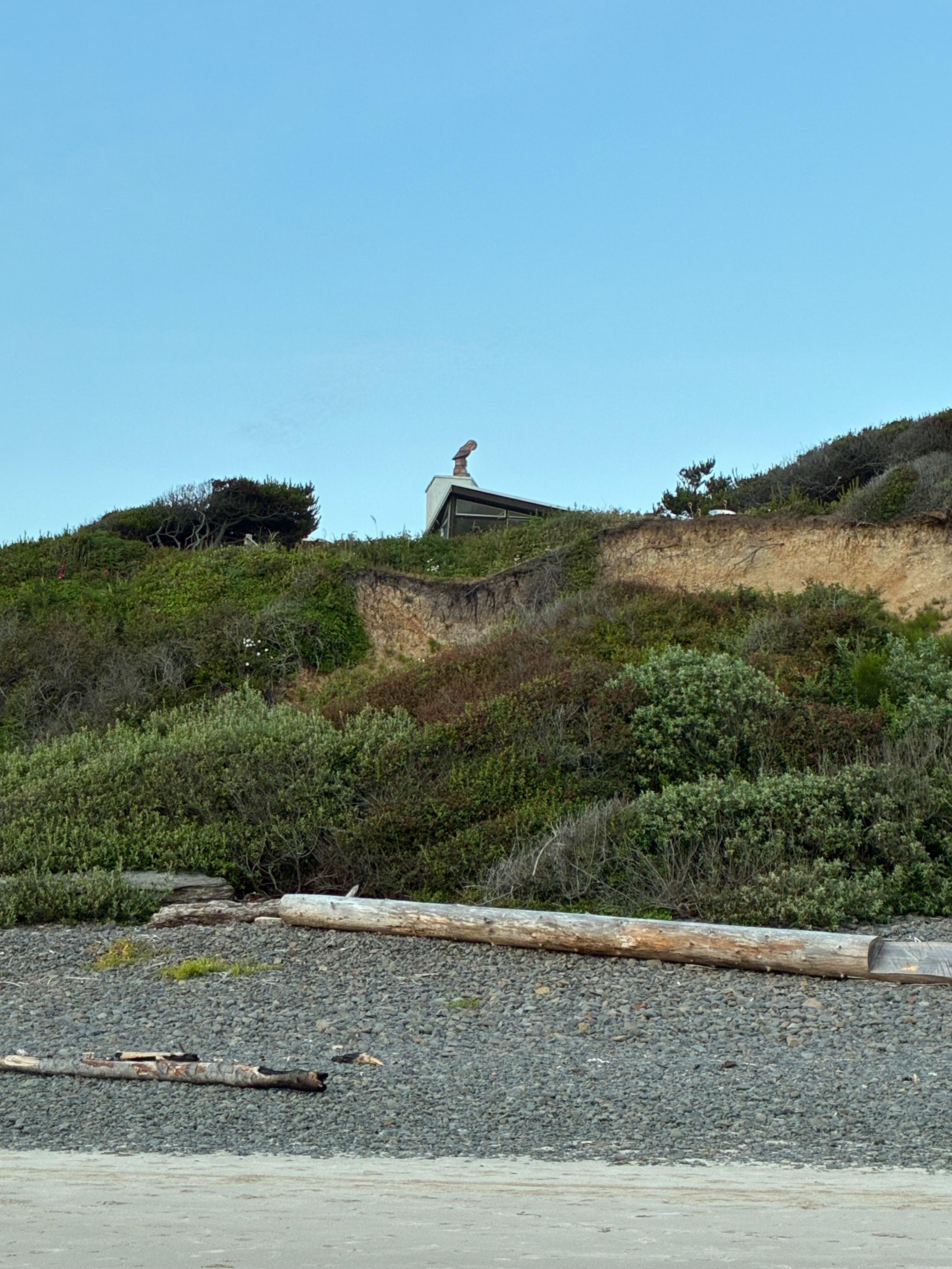 View of house from beach