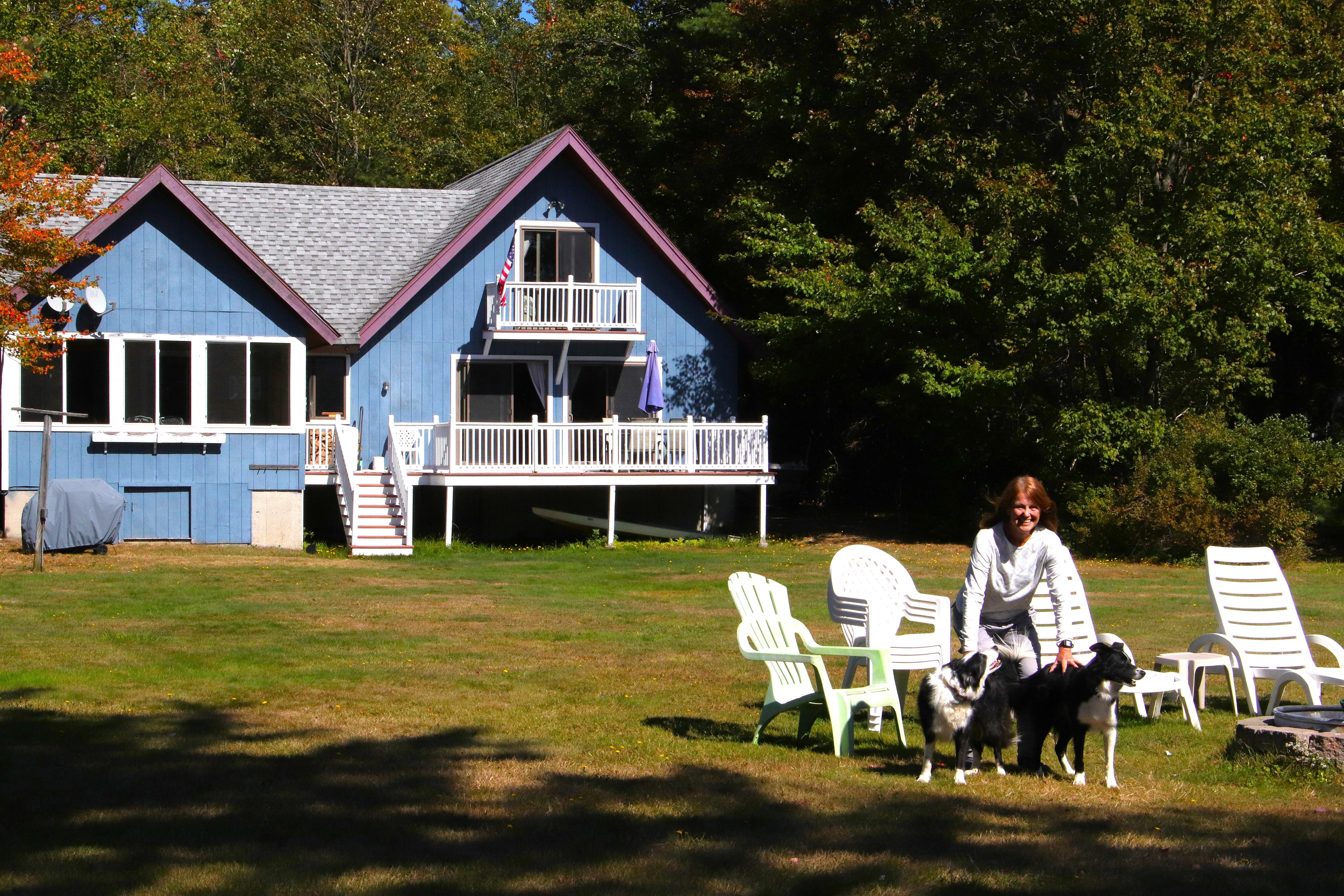 Looking at the house