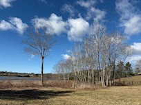 Looking in the opposite direction toward the Saco River. Beautiful view even in early April.
