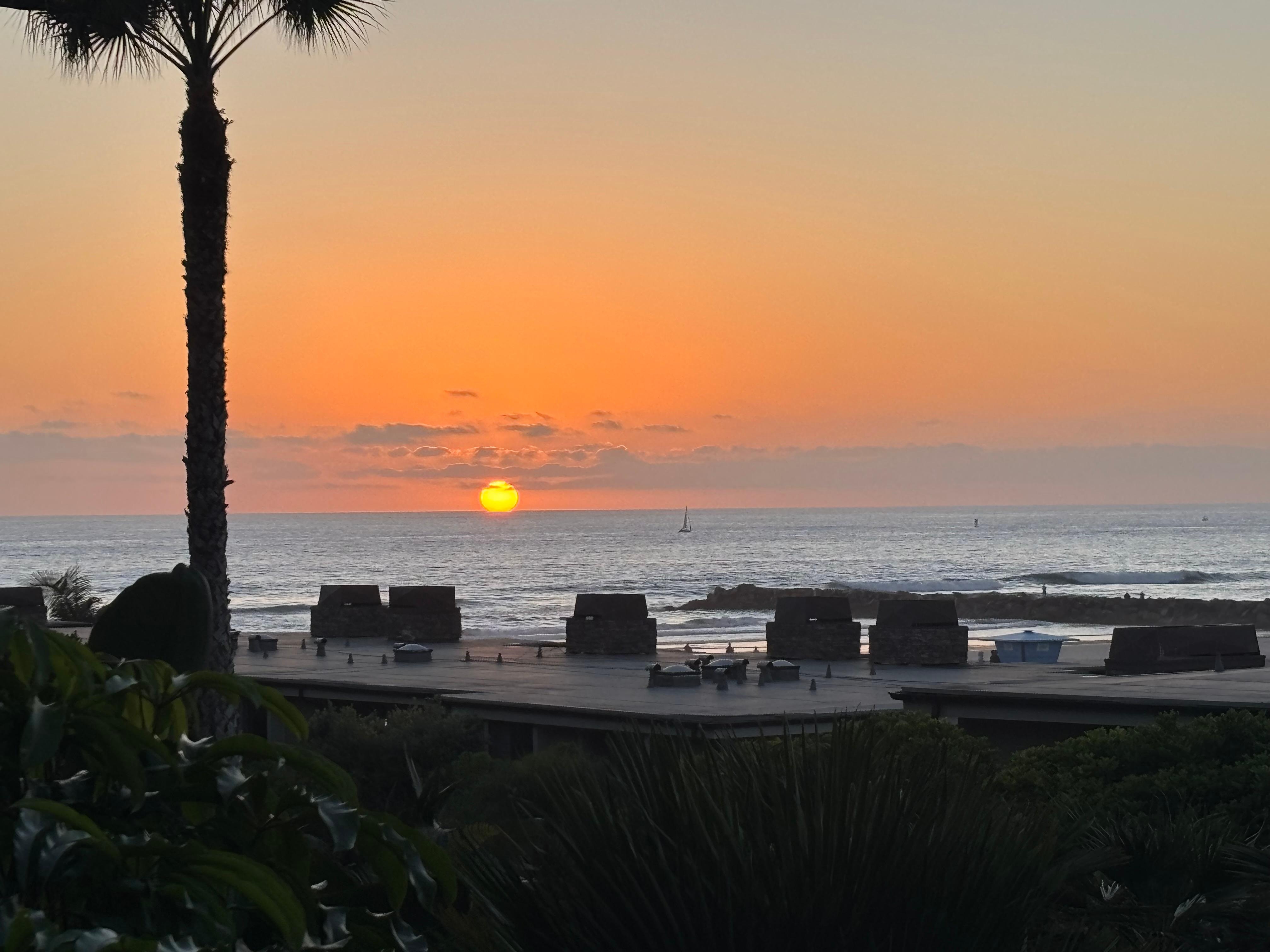 View from our balcony.