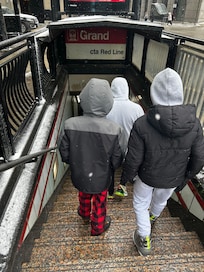 Steps to the red line