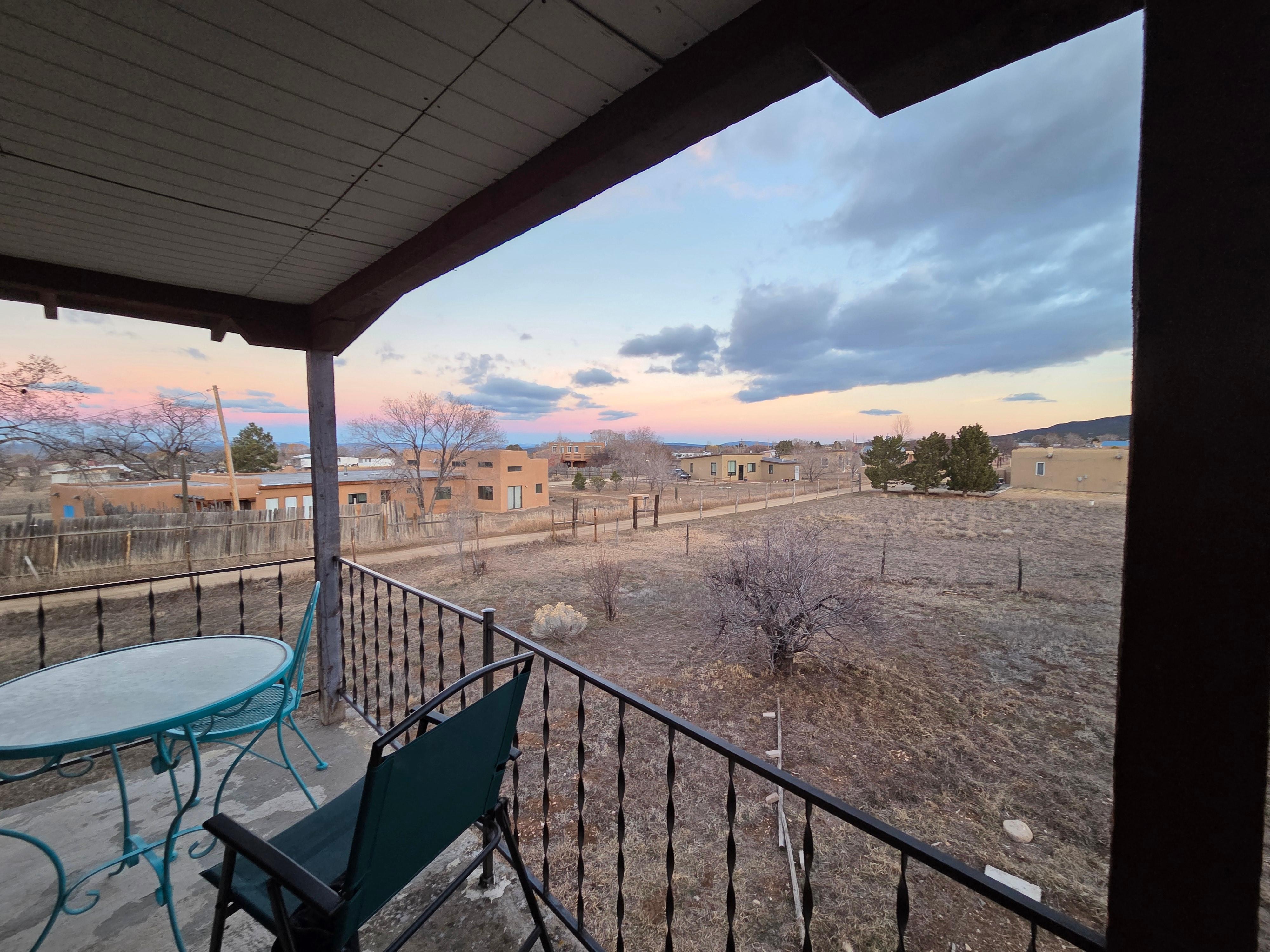 Sunrise from 2nd floor patio