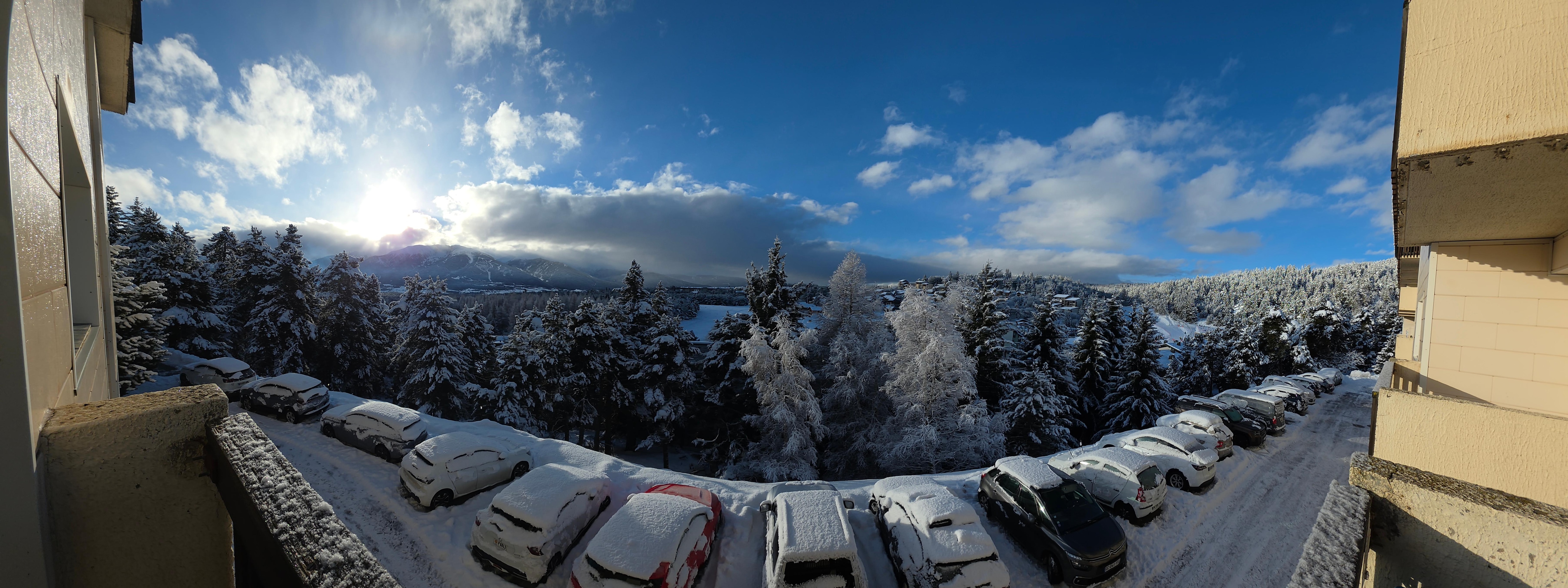 Panorama depuis le balcon
