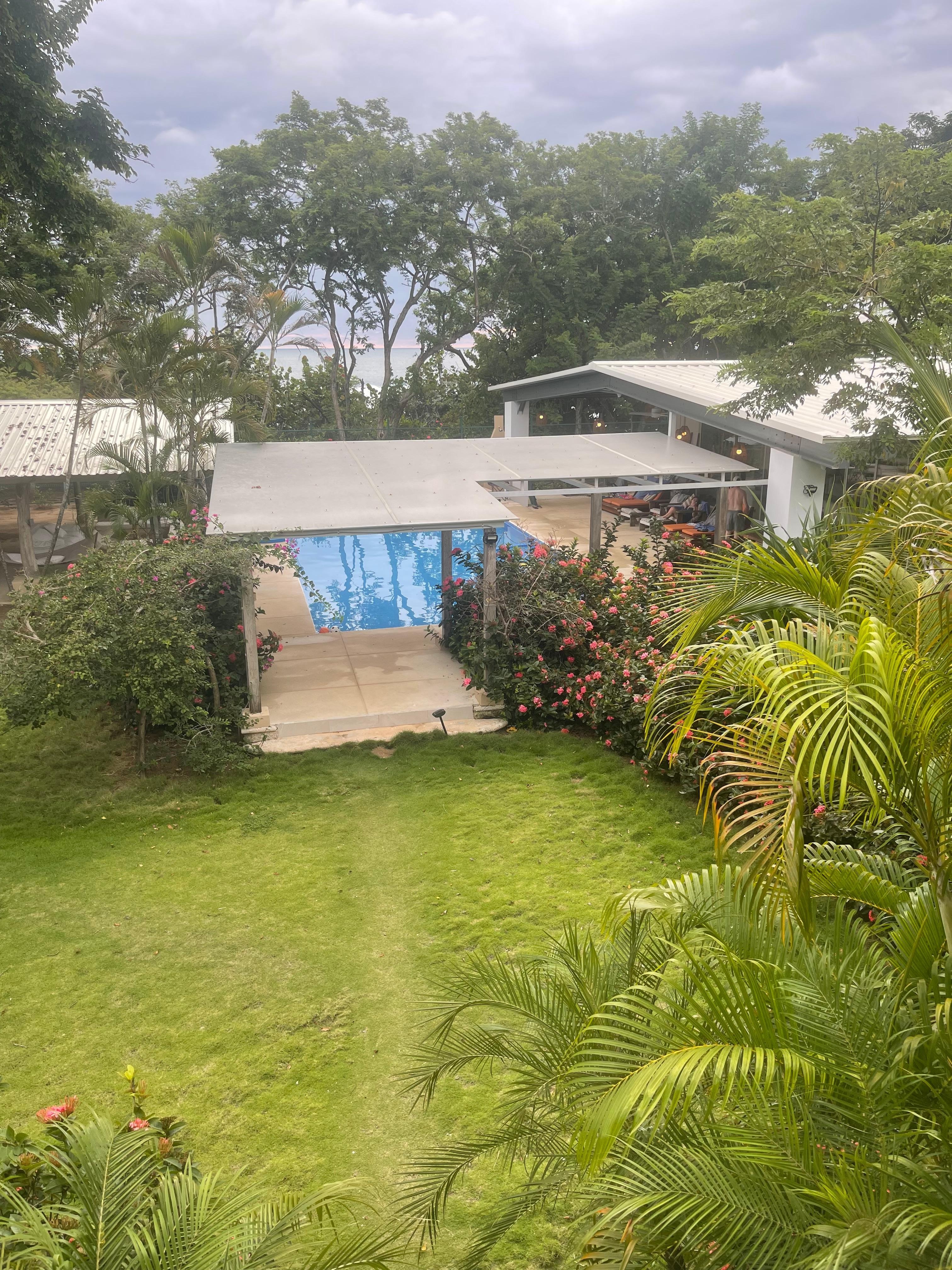 Pool from the master suite