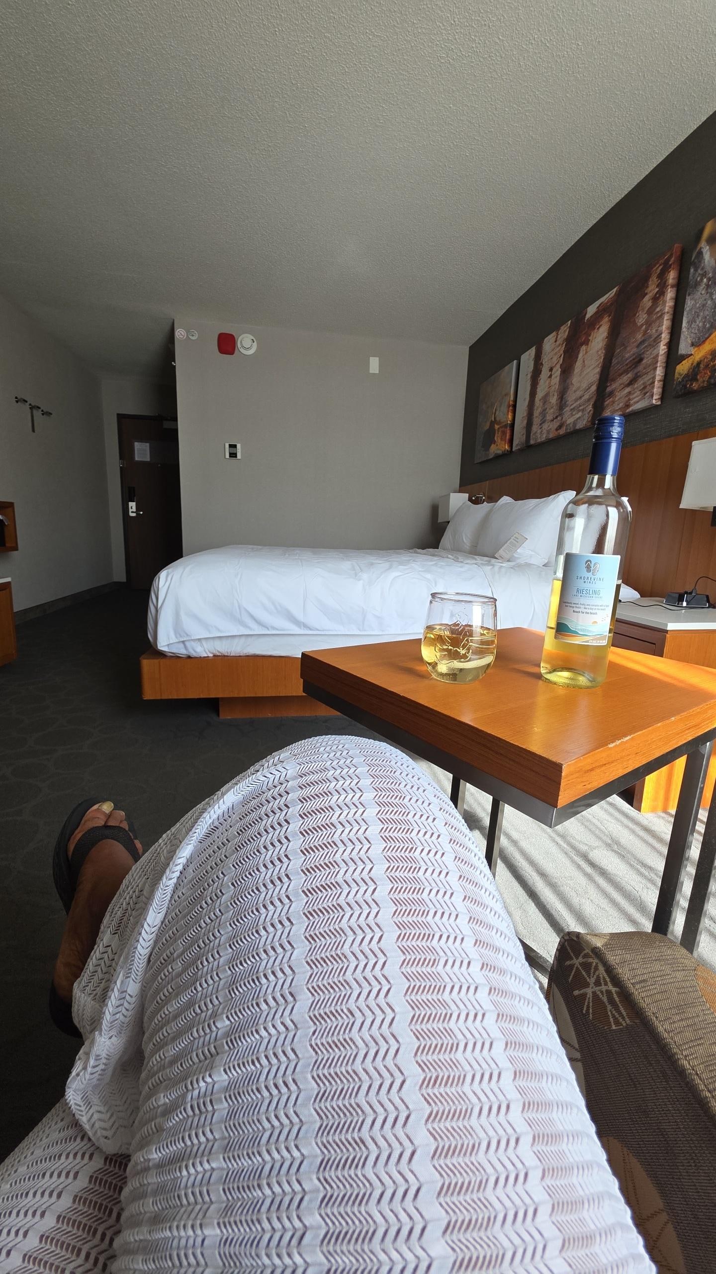 Hanging out in my room. Enjoying my quiet time.