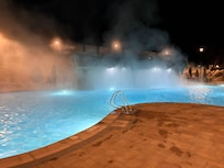 Poolside amazing waterfalls