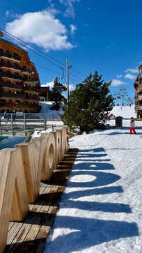 Vor der Eingangstür