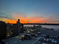 Sunset view from room