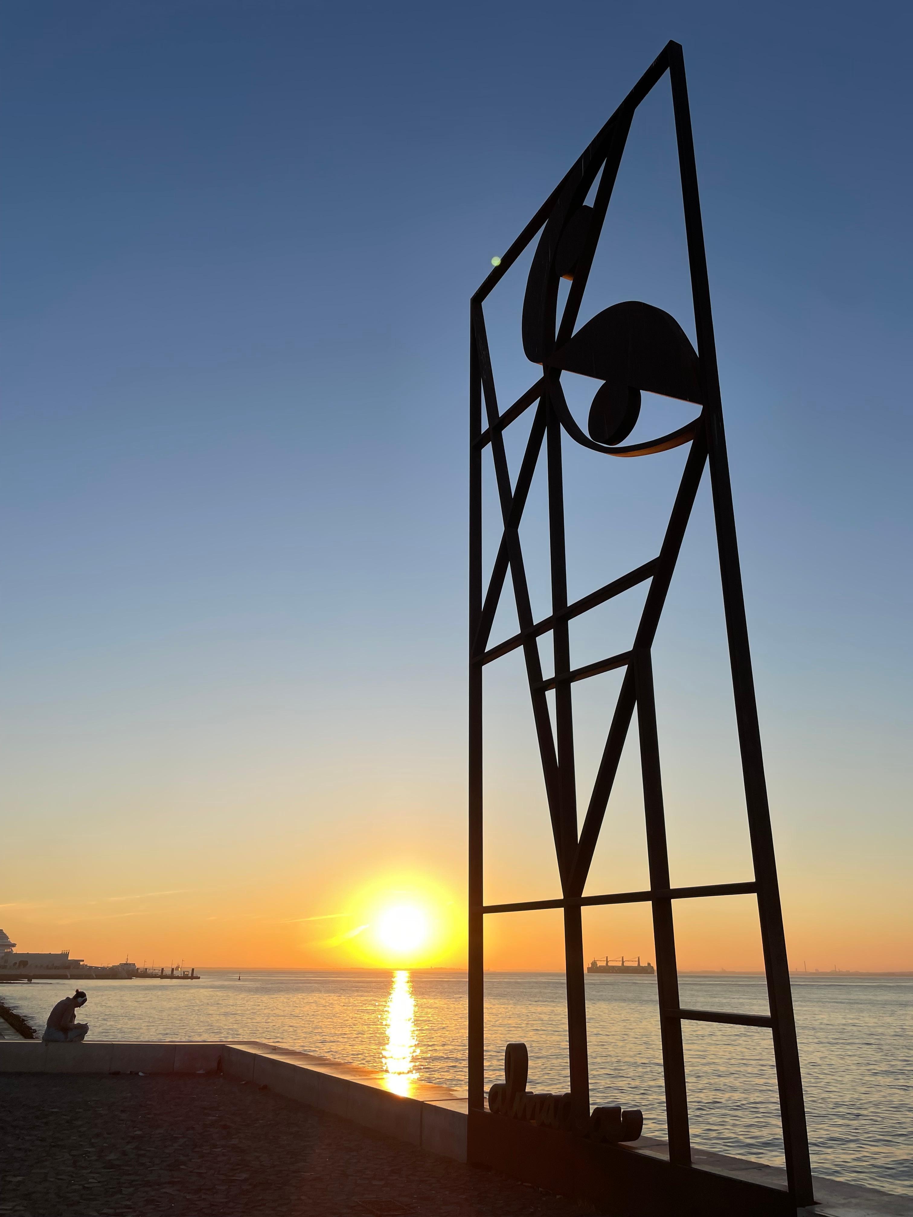 Soloppgang rett ved. 