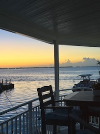 Sunrise from the deck